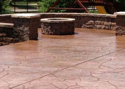 st louis concrete patio stamped